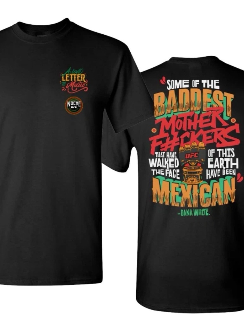 NWT Noche UFC 2024 "Love Letter" Tee